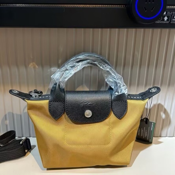 Longchamp Vintage-Beige Crossbody Bag - Picture 1 of 9